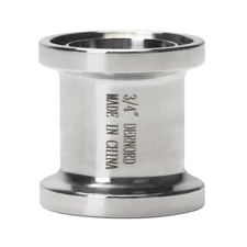 Sanitary Tri Clamp Spool Tube Stainless Steel 304 with 1/2 inch Tri Clamp 3/4...