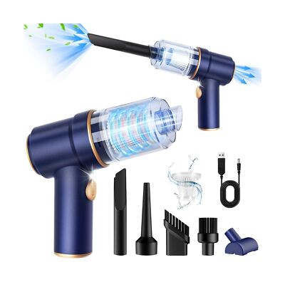 KMM Handheld Car Vacuum Cleaner, 9000Pa Vacuum Cleaner and Air Duster, 120W H...