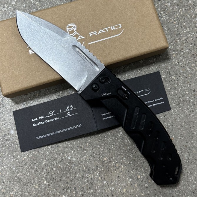 Nuevo cuchillo plegable de bolsillo para escalada camping hoja N690 9"" VTF194