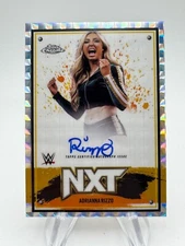 2025 Topps Chrome WWE ADRIANNA RIZZO Geometric NXT Chrome Auto #NXTARZ