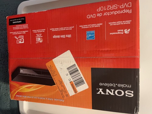 Sony Progressive Scan CD and DVD Player Brand New in Black | DVP-SR210P - Picture 2 of 10