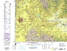 NGA Military Topographic Map of Kabul, Afghanistan