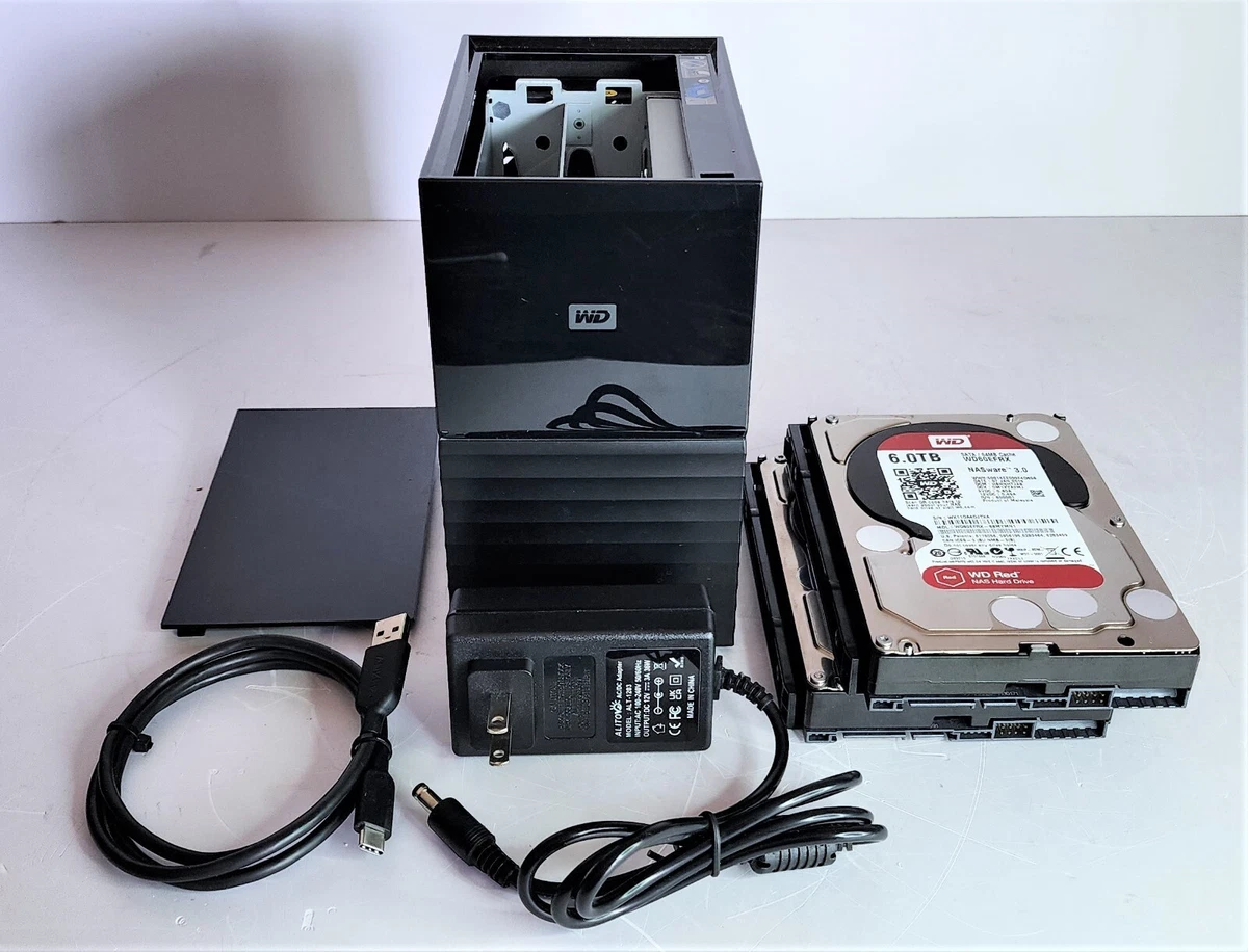 WD My Book Duo 12TB (2x6TB) External USB-C Hard Drive - New WD Red