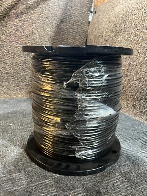 Prysmian 5136100 1000' General Cable 4 PR 24AWG Black Cat 5e Gell Filled