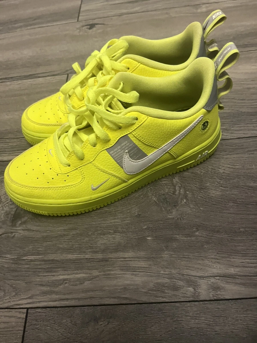 Nike, Shoes, Nike Air Force Low Lv8 Utility Gs Volt