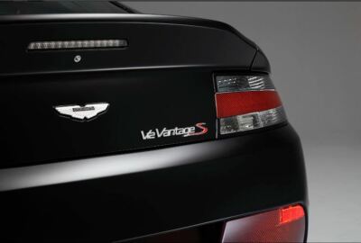 Aston Martin V8/V12 Vantage 'S' Badge - Red