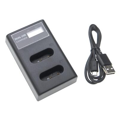 Dual USB Akku Ladegerät für Sony Cybershot DSC-RX100M6 DSC-RX100M5A 4,2V
