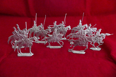 Lot De 2 Soldats Cavaliers Romains - Figurines En étain Plat (Zinnfiguren) 30mm