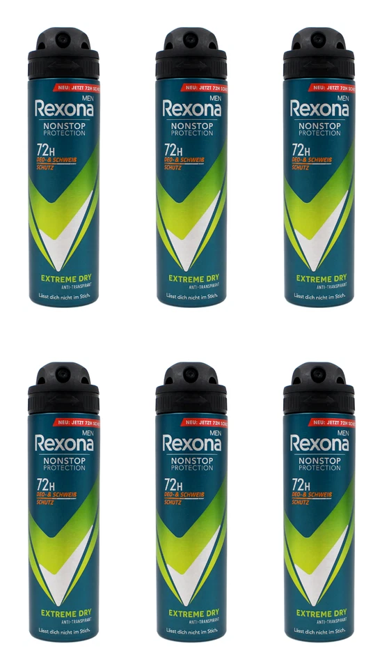 Rexona Men Extreme Dry Deo Spray , 6x150ml EAN8720181438813