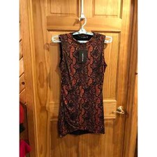 Nwt high neck snake print Dress size 12