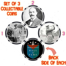 CHARLES BLAIR MACDONALD - WORLD GOLF HALL OF FAME - COLLECTABLE COIN SET
