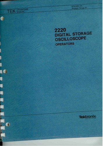 Tektronix Service, Operating, Instruction Manuals - Various - Picture 131 of 148