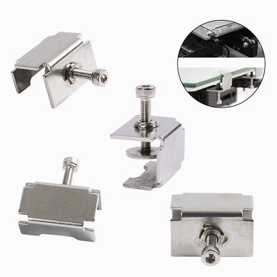3D Printer Bed Clips Glass Heated Bed Stainless Steel Plate Fixing Clamp  Supply | eBay