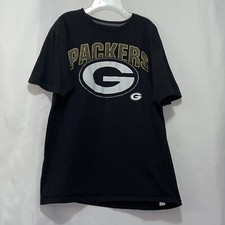Green Bay Packers t shirt mens size large black guc e1300