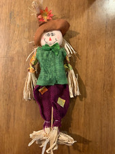 Standing Scarecrow Wooden Fall Decoration 18  Tall