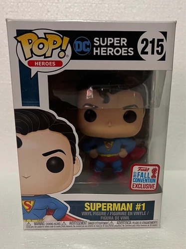 Funko Pop! Dc Super Heroes Superman #1 (215) Fall Convention Exclusive
