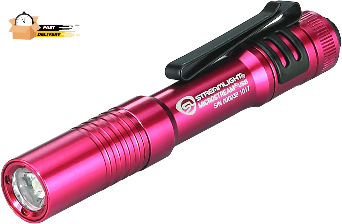 250-Lumen USB Rechargeable EDC Flashlight - Ultra-Compact Microstream 66602