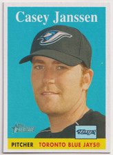 2007 Topps Heritage #395 Casey Janssen Toronto Blue Jays