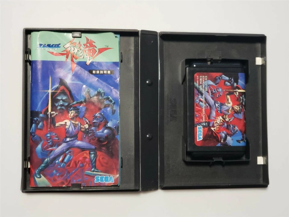 Sega Mega Drive Strider Hiryu boxed Japan MD game US Seller - Image 2 of 3