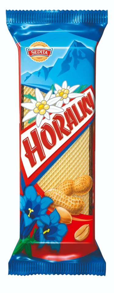 HORALKY - Obleas Europeas Checas y Eslovacas Chocolate con CAJA DE CACAHUETE - CANTIDAD 36 unidades Foto 3 de 4