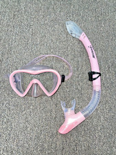 Sample Seavenger Snorkel and Anti-Fog Mask Set Bubblegum Pink