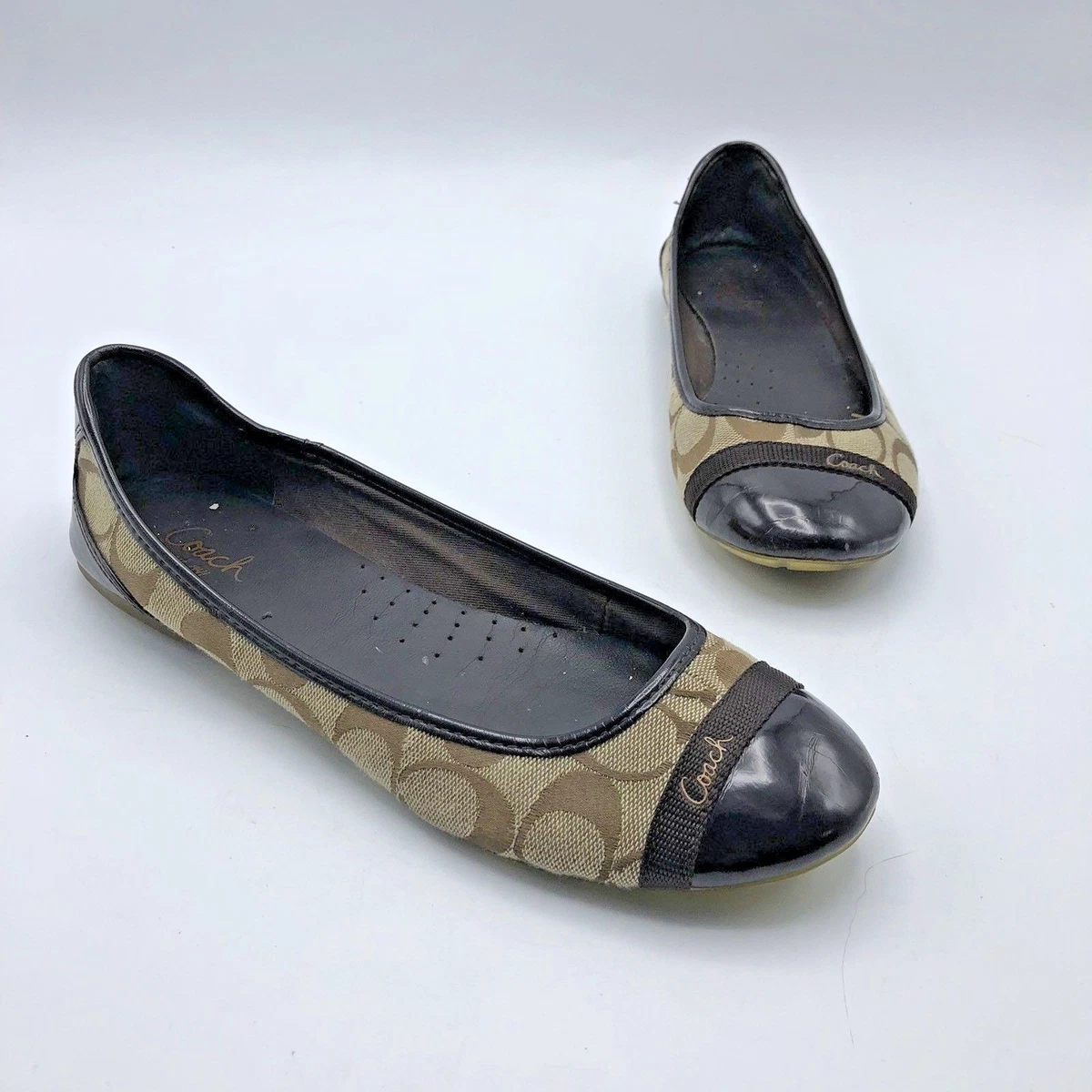 Coach shop cecile flats
