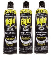 3 ~ Raid Wasp & Hornet Ready To Use Spray For...