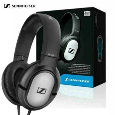 NUEVO Sennheiser HD 206 Estéreo CON CABLE Auriculares Sobre la Oreja Auriculares Negros