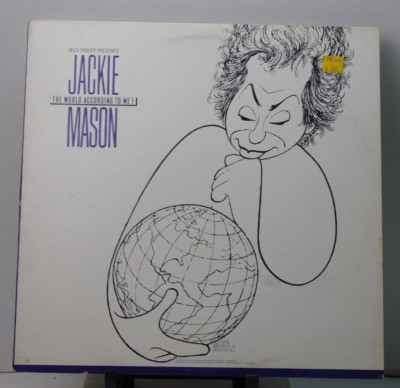 JACKIE MASON THE WORLD ACCORDING TO ME!  1987 Werner Bros91-25603-1  LP EX/NM