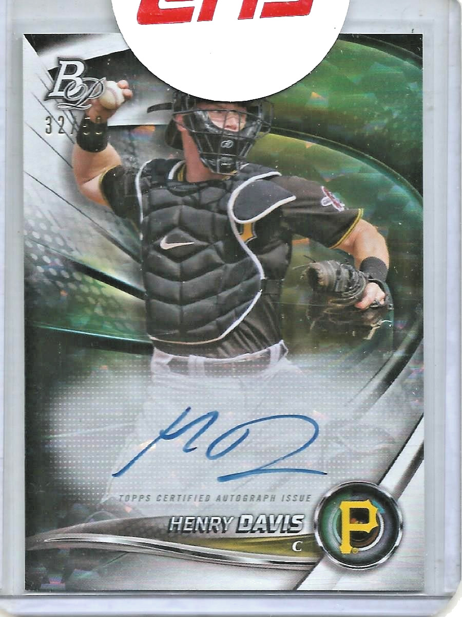 Henry Davis 2022 Bowman Platinum Ice Refractor Rookie #32/50