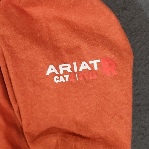 Camisa utilitaria Ariat FR para hombre XL naranja resistente al fuego ropa de trabajo CAT 2 2112 bolsillo - Imagen 15 de 19