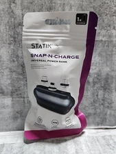 Statik Snap-N-Charge Universal Magnetic Power Bank Portable Charger Sealed