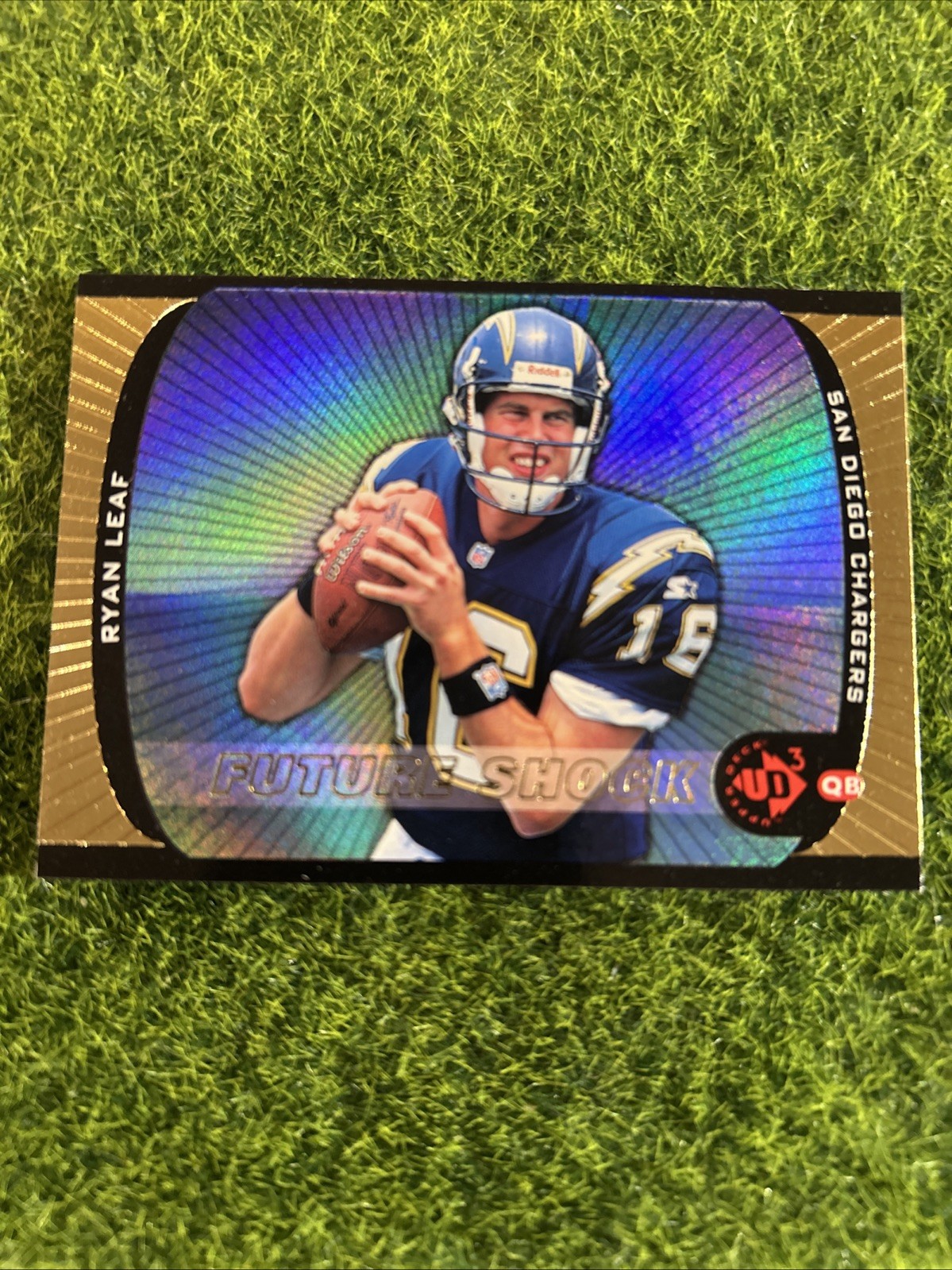 1998 Upper Deck UD3 Future Shock Ryan Leaf #182 Rookie RC Chargers F42