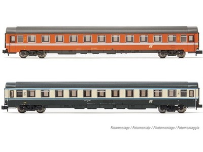 Arnold HN4493 - Personenwagen Set UIC-Z1-Wagen FS Ep.V 2-teilig - Spur N - NEU