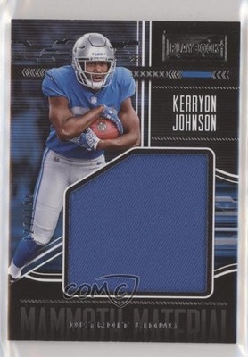 2018 Panini Playbook Mammoth Materials /199 Kerryon Johnson #MM-18 Rookie RC 4t6
