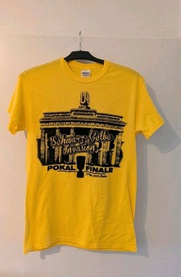 BVB T-Shirt ''Schwarz Gelbe Invasion Pokal Finale 2014''   Gr. S Dortmund Ultra