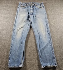Vintage Levi s 20505 0217 Jeans Orange Tab 80s Denim Pants USA MADE Sz 34x30