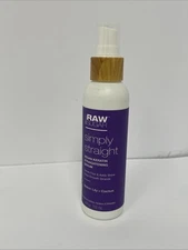 Raw Sugar Simply Straight Vegan Keratin Straightening Serum 4 Fl Oz