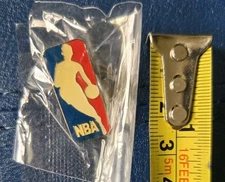 NBA Logo Pin, Aminco, New in Sealed Bag