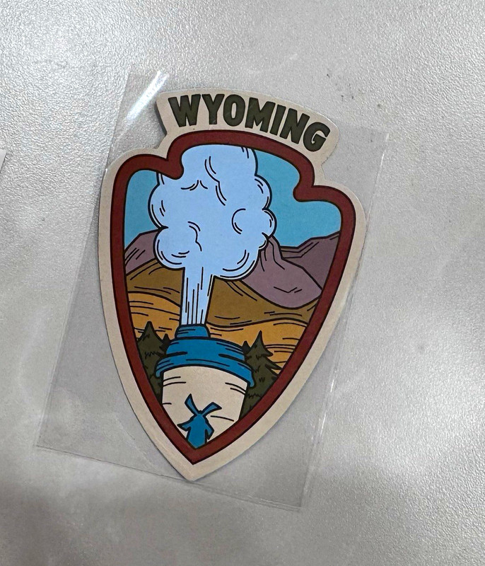 DUTCH BROS WYOMING STATE STICKER