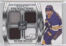 2020 Upper Deck The Cup Foundations Quad Jersey 96/99 Arthur Kaliyev #F-KA 02sw