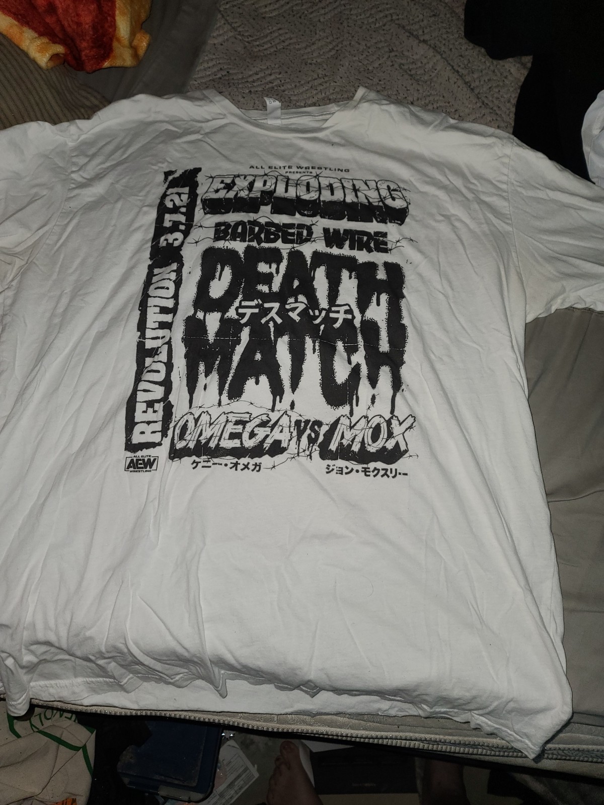 Aew  Exploding Barbed Wire Death Match 3.7.21 Wre… - image 1