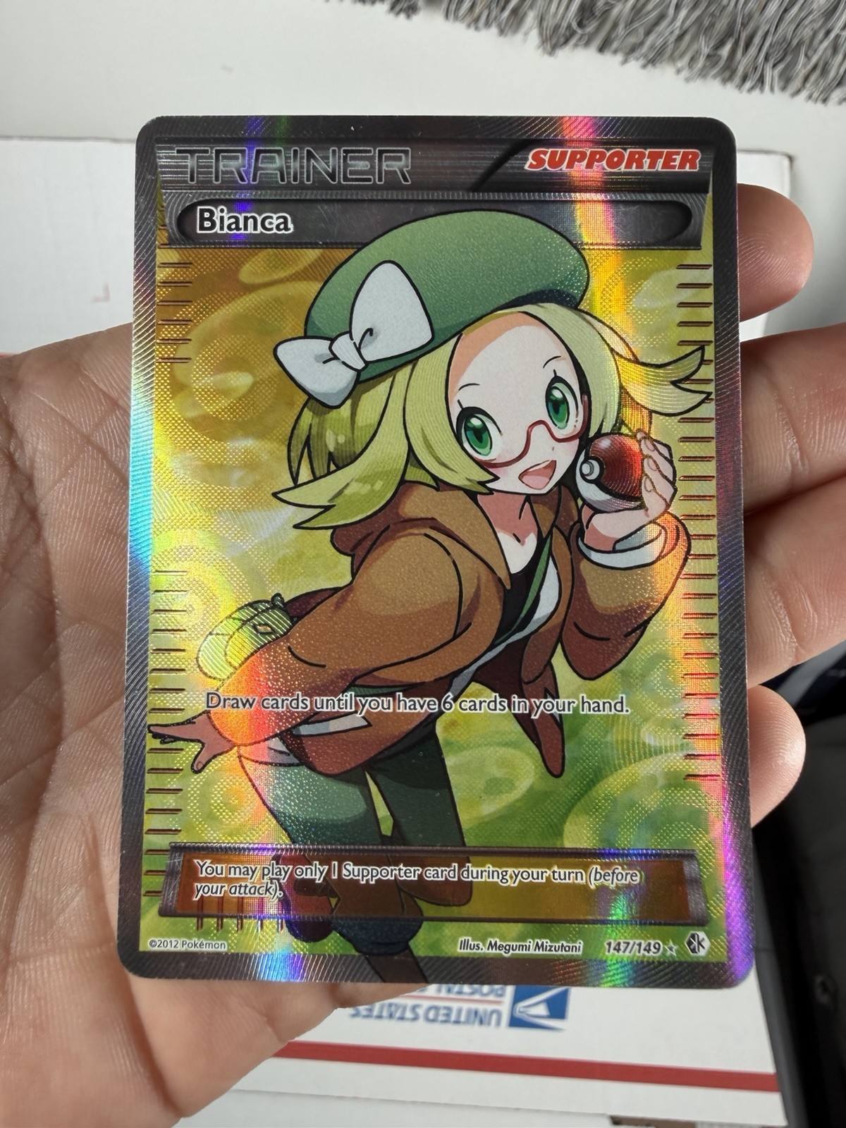 Bianca Full Art Holo Card 147/149 Boundaries Crossed Lp/Mp