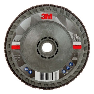 3M 7100244822 Flap Disc 769F 40+ T29 Quick Change 4-1/2 in x 5/8-11