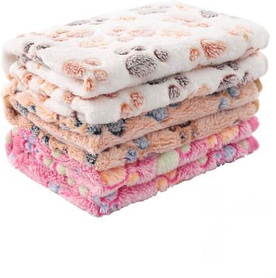 3 Pack Cat and Dog Blanket Soft & Warm Fleece Flannel Sleep Mat, Great Pet Throw