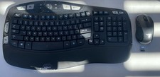 Logitech K350 Wireless Keyboard w/ Palm Rest, M510 Mouse with USB Dongle