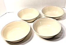 Set Of 4 Corelle English Breakfast Pink Flowers Cereal Bowls Not Rimmed