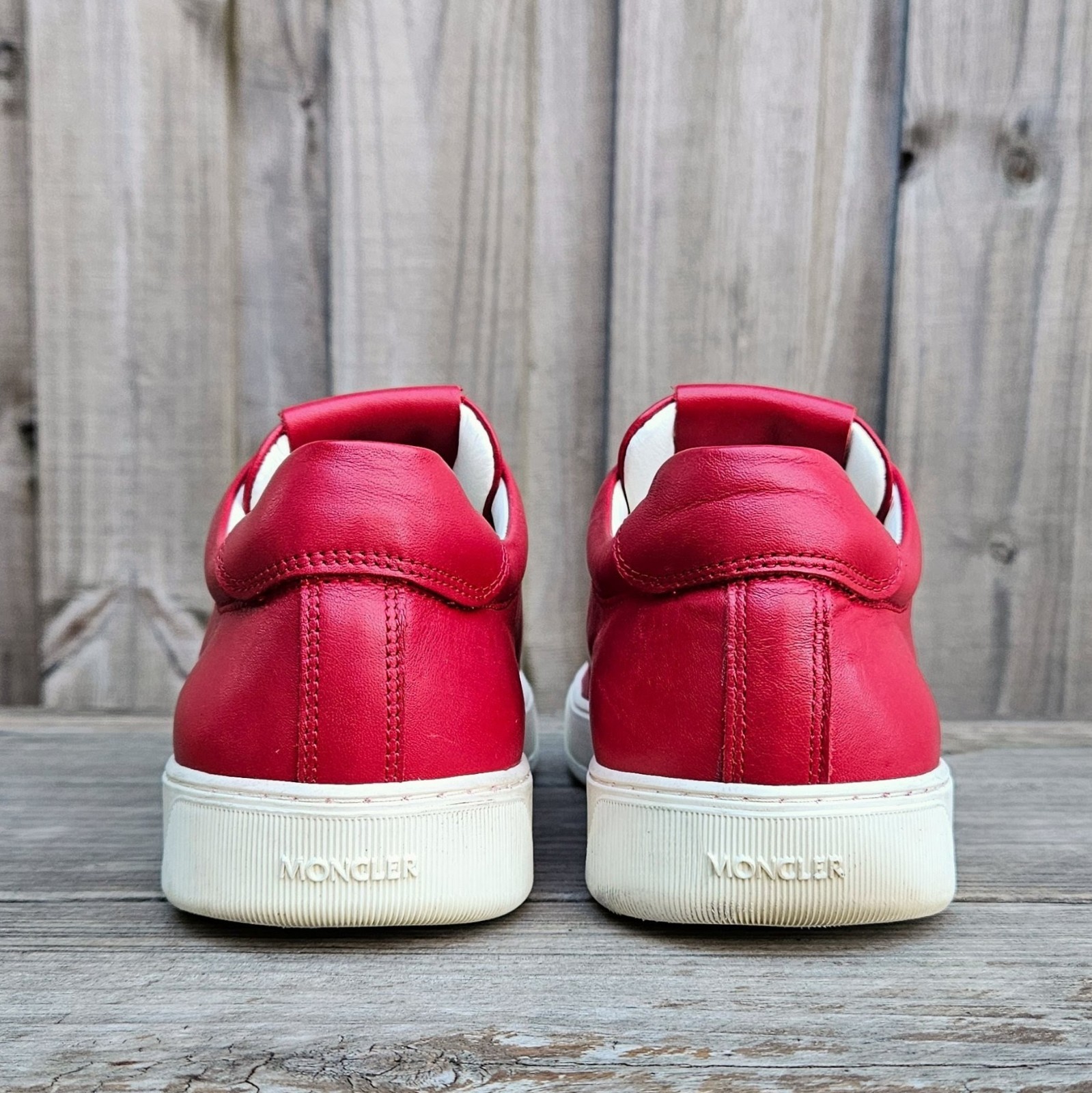 Moncler Vincent Low Top Sneakers Red Size 9 D US $570 thumbnail 7