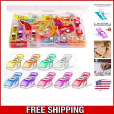 30-Piece Assorted Color Sewing Clips - Quilting Accessories for Crafters
