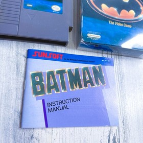 Batman: El Videojuego NES Nintendo Completo En Caja - PROBADO CIB